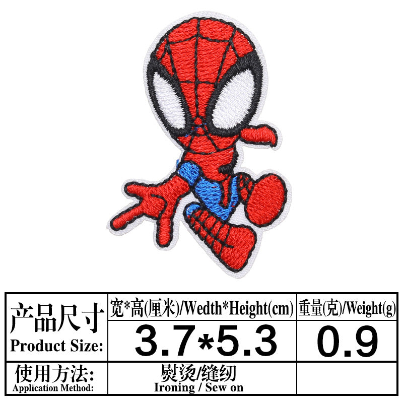 Wholesale Cartoon Embroidered Patches Set 20 Styles Twill Applique For Clothing Coat Bag Decor Boutique Resale Accessory OLY Exclusive