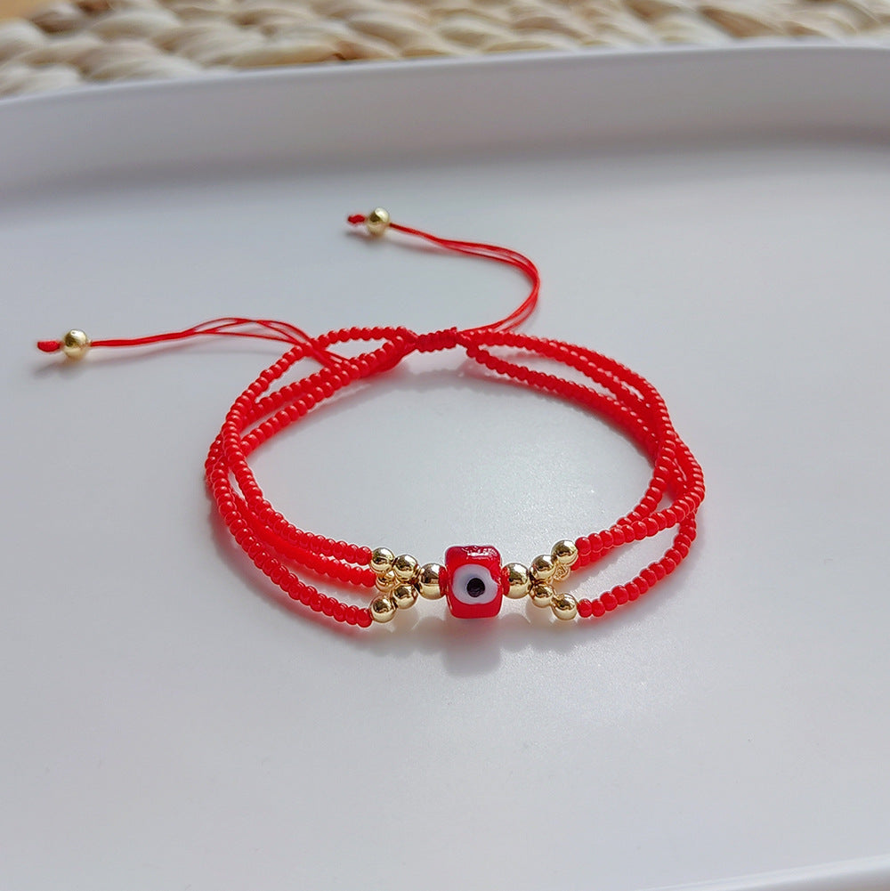 Wholesale Multi-layer Laminated MGB Beads Bracelet