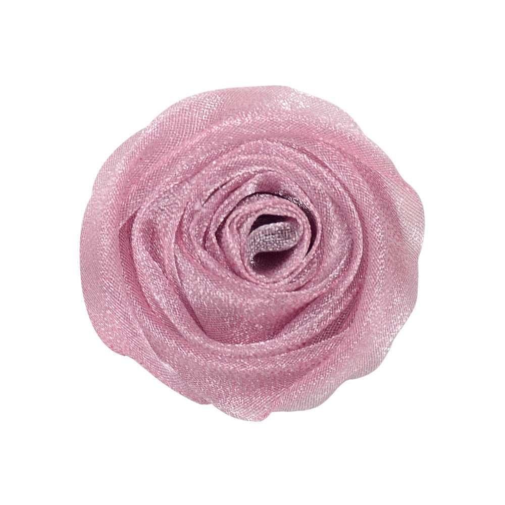 Wholesale Organza Three-dimensional Rosebud DIY Accessories