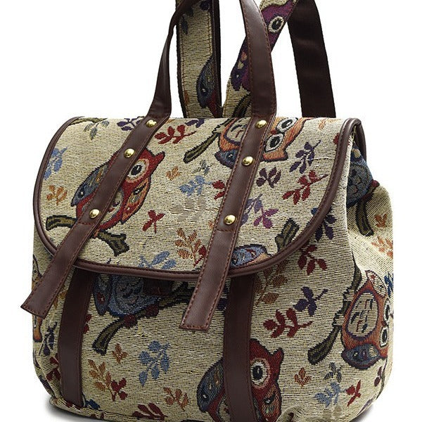 Wholesale  retro style backpack handbag