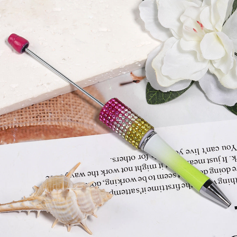 Wholesale 5pcs DIY Creative Water Diamond Colored Full Diamond Handmade Bead Pen