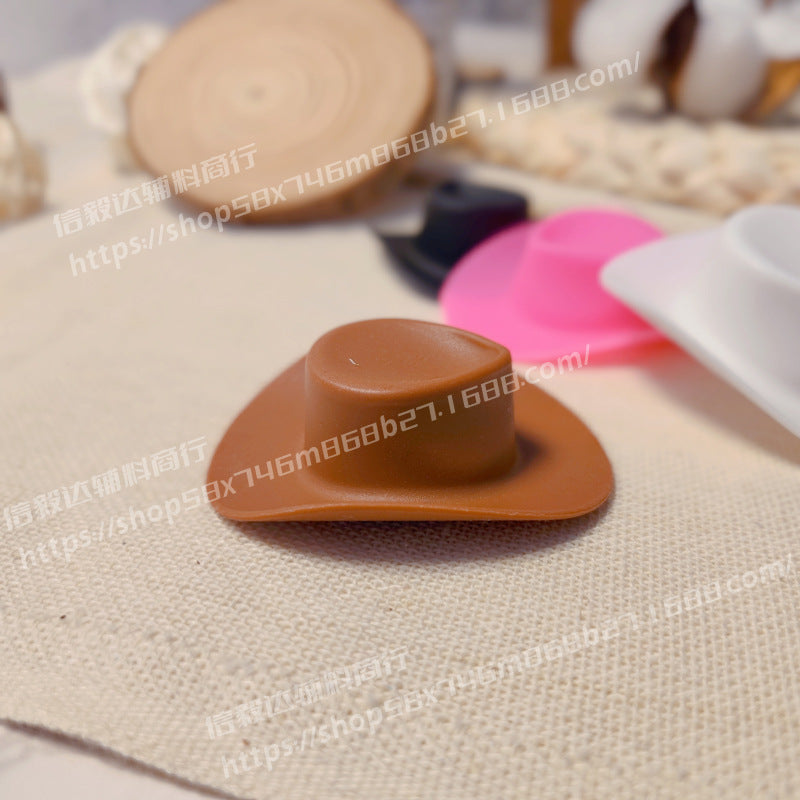 Wholesale plastic small hat Western Denim miniature scene shooting props