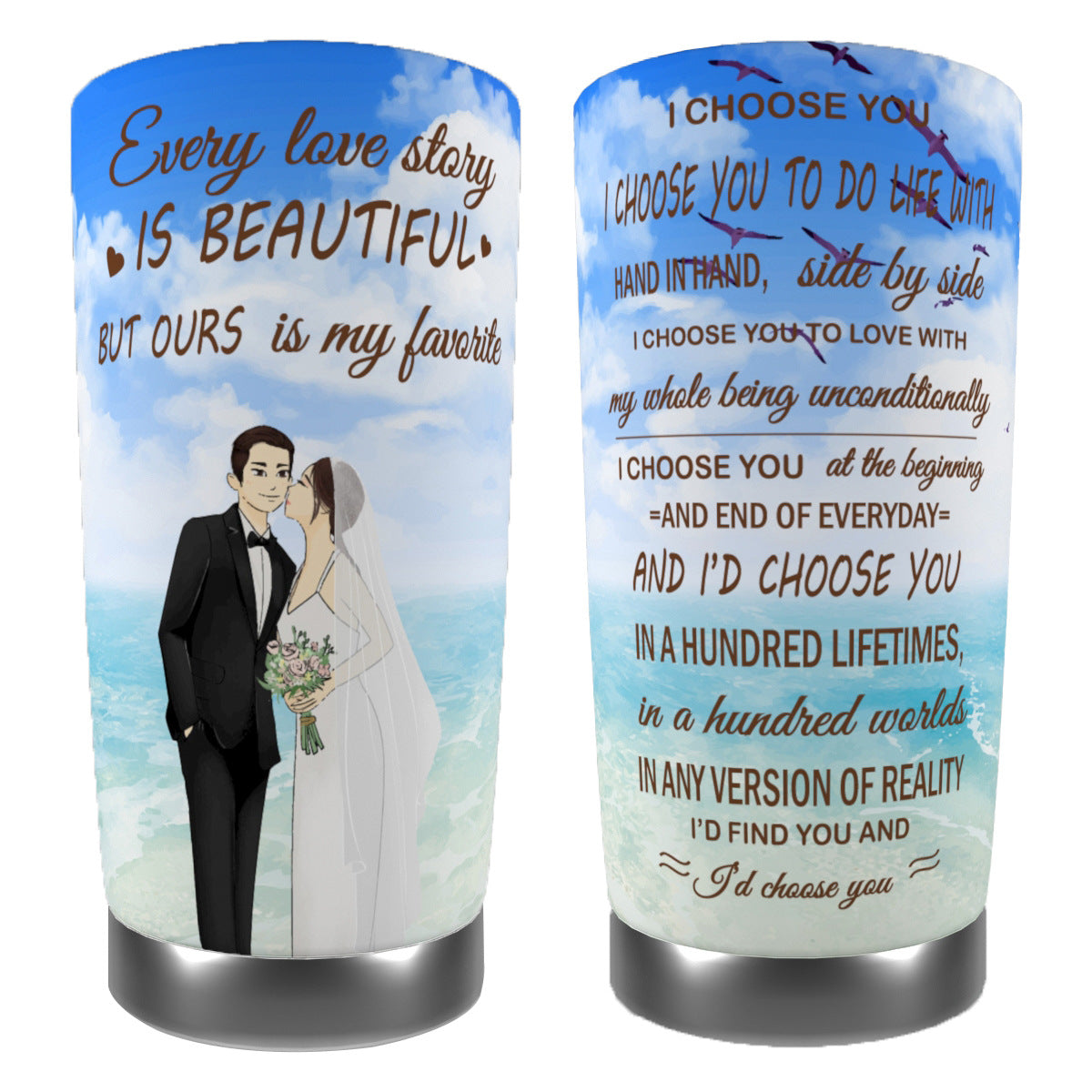 Wholesale Tumbler Car Cup Full Circle Color Printing Car Insulation Ice Bully Cup DIY