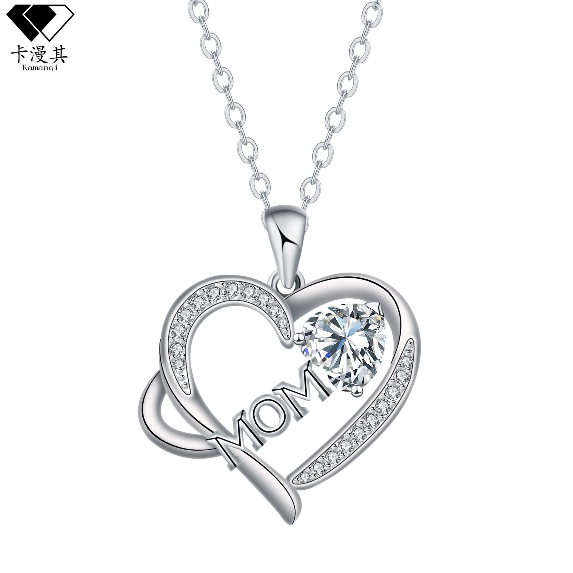 Wholesale Valentine' s Day Heart-Wrapped Necklace
