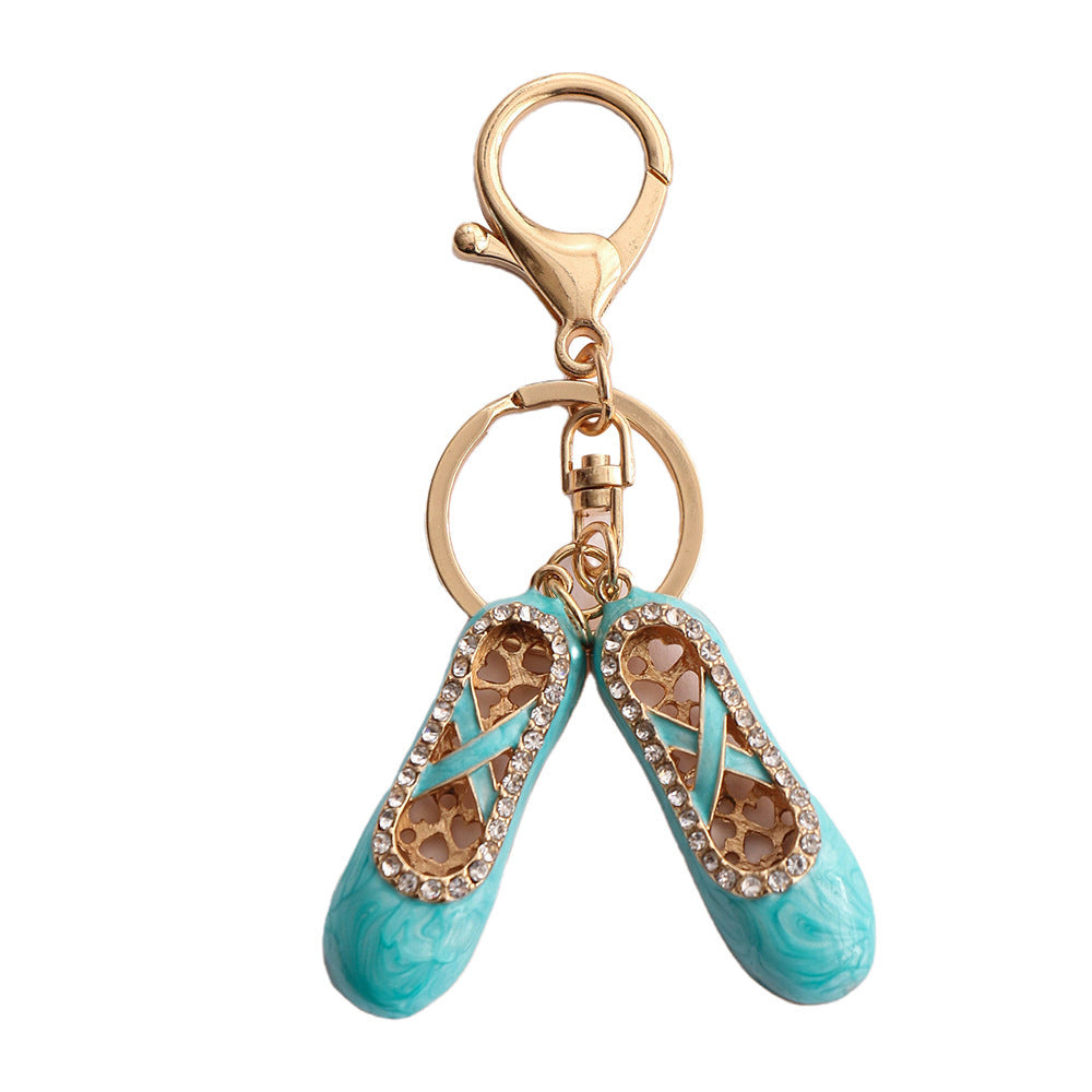 Wholesale New Ballet Shoes Key Chain
