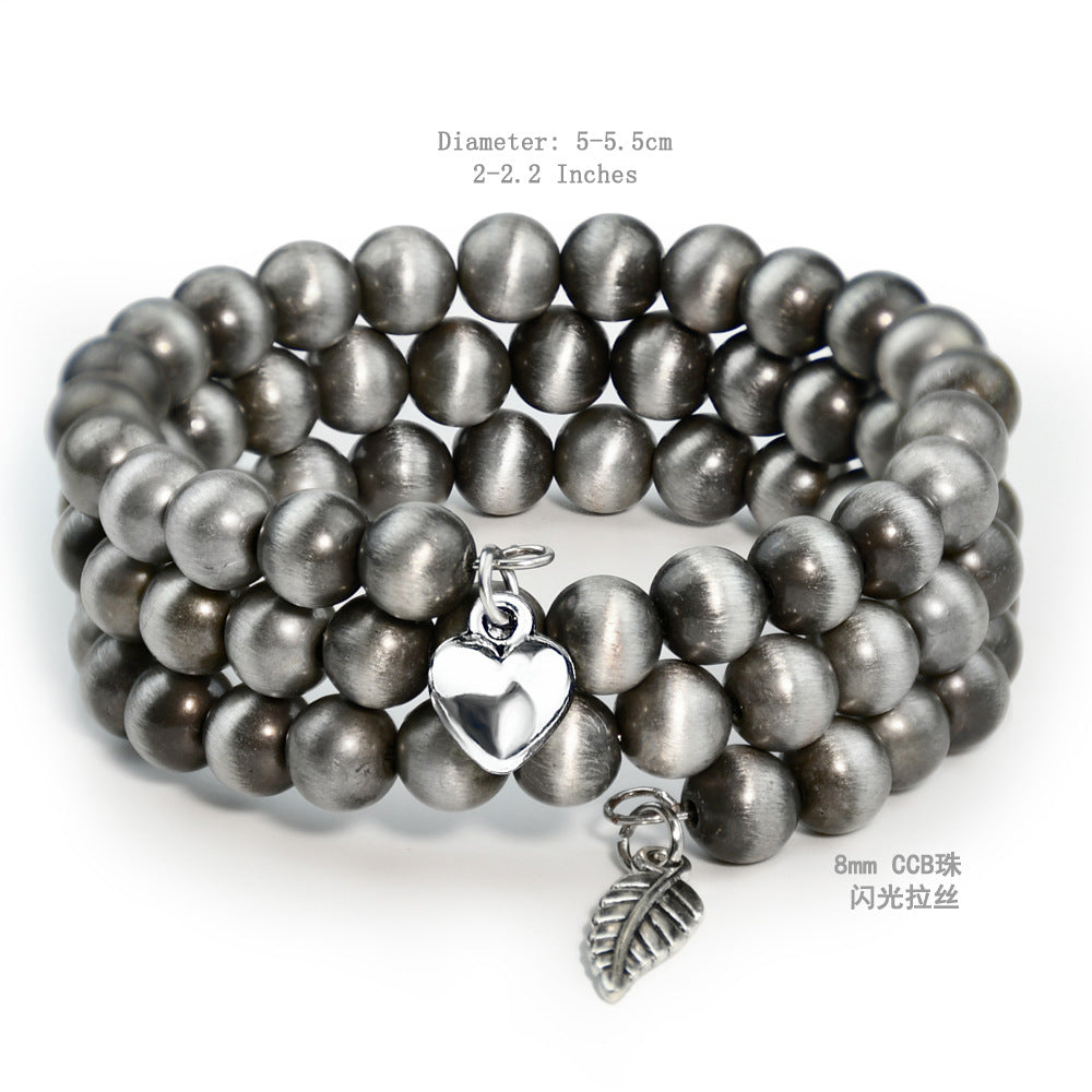 Wholesale Antique Tin Bracelets Retro Multi-layered Convergence