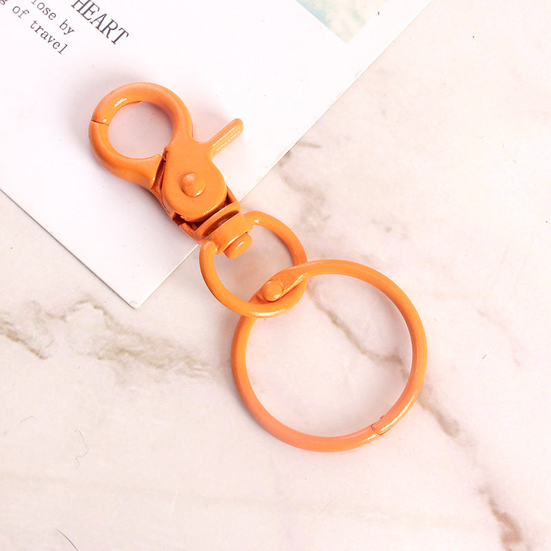 Wholesale Metal DIY Color Painted Keychain Accessories