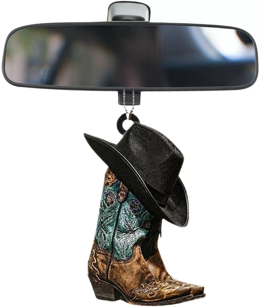 Wholesale Denim Boots Hats Acrylic Car Accessories