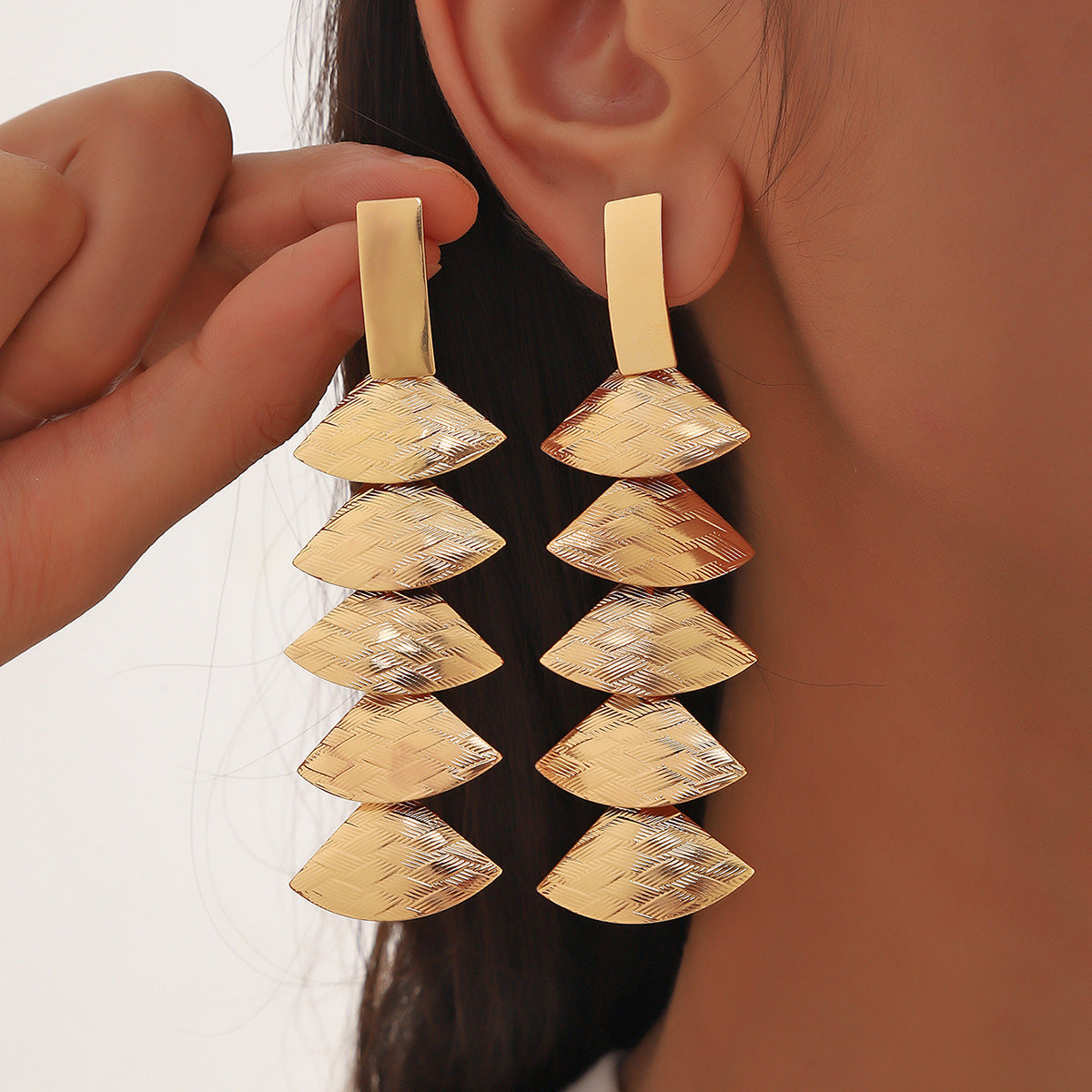 Wholesale of Uniquely Shaped Metal Earrings