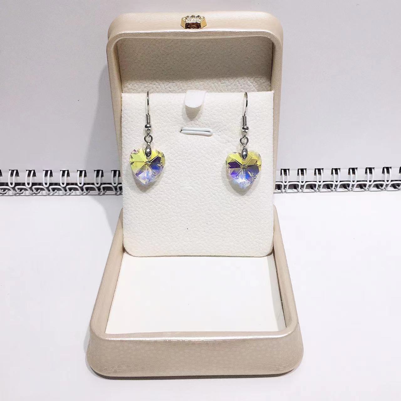 Wholesale Crystal Fashion Women's Ocean Star Heart Pendant Earrings