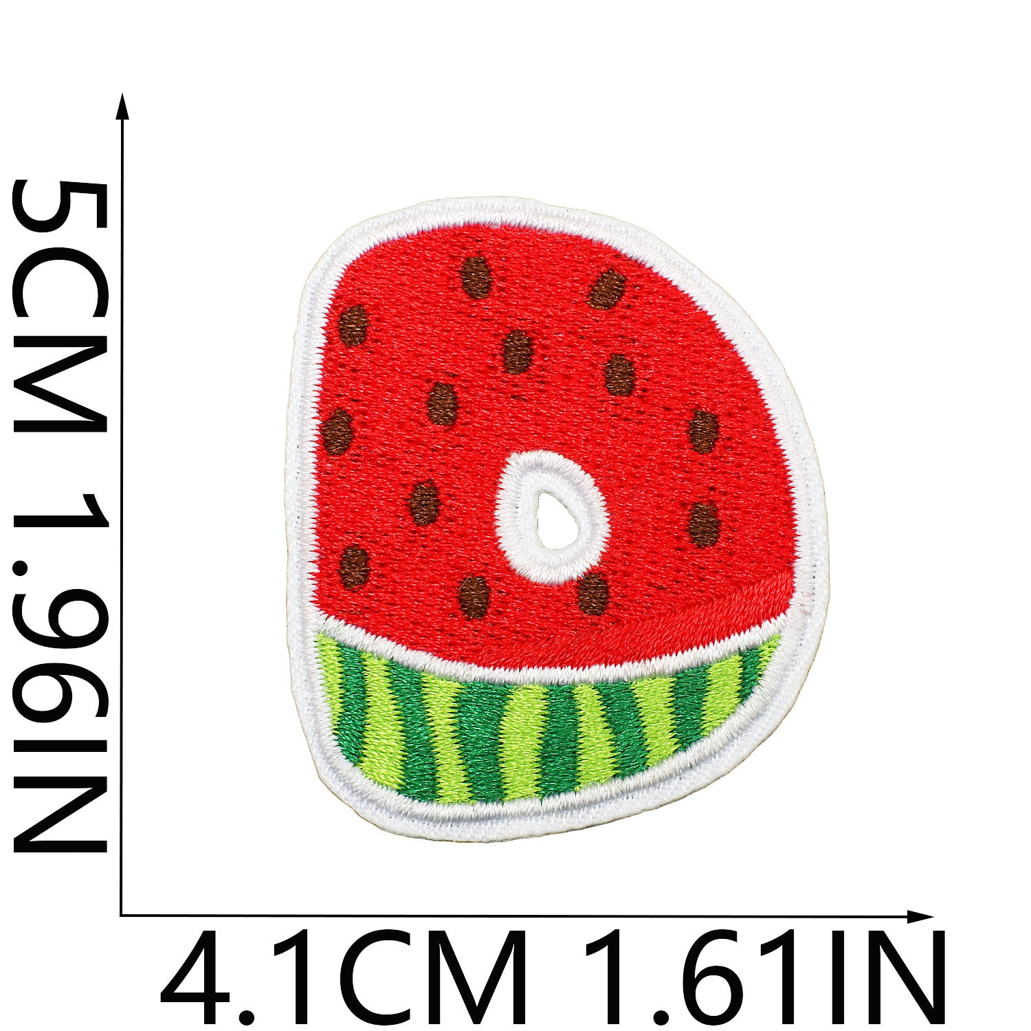 Wholesale Embroidered Watermelon Alphabet Patch Set 26 Letter Appliques For Clothing Bags And DIY Decoration