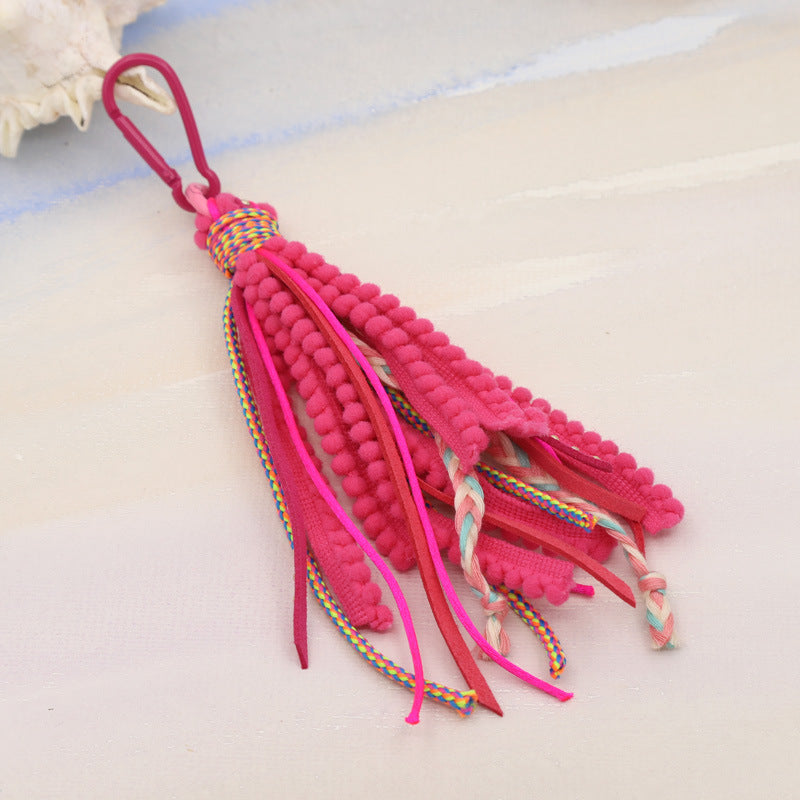 Wholesale Bohemian Style Long Tassel Key Chain