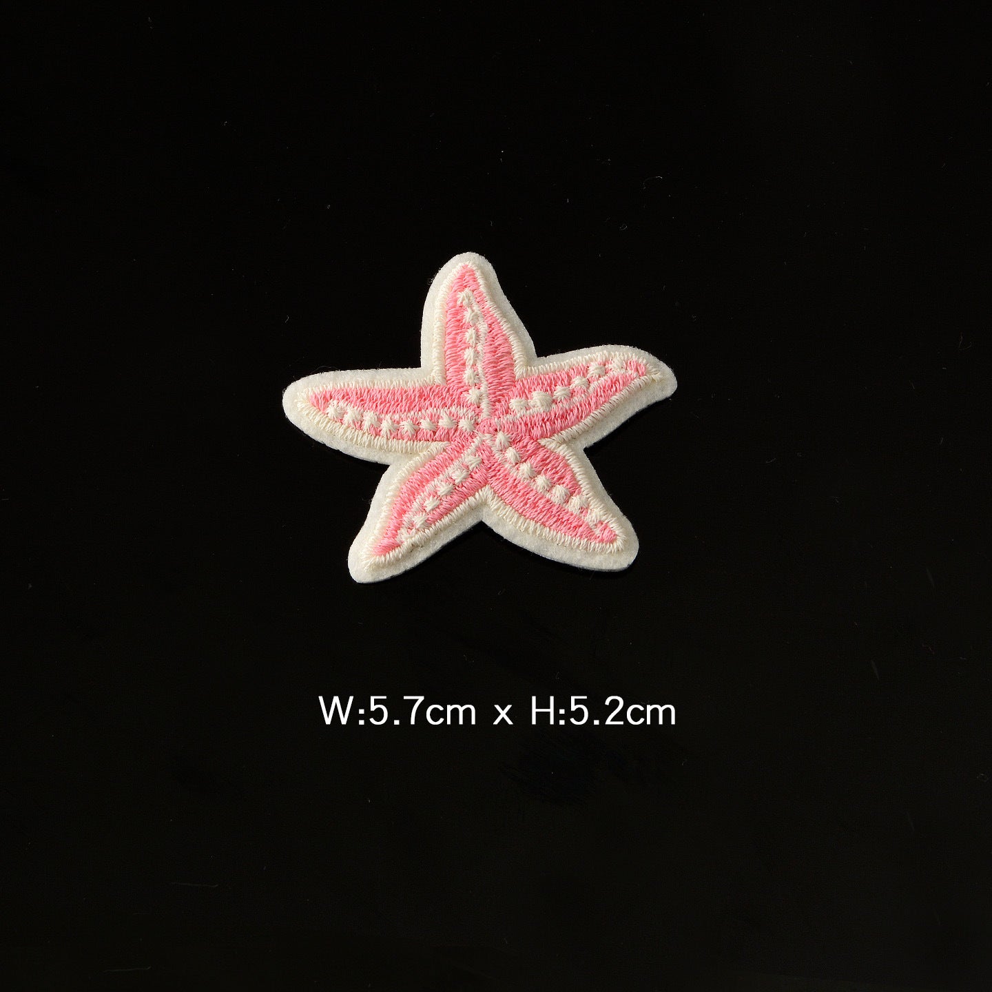 Wholesale Chic Sequin Embroidered Cartoon Starfish Patch DIY Decorative Sew On Applique For Bags Towels Clothing Repair