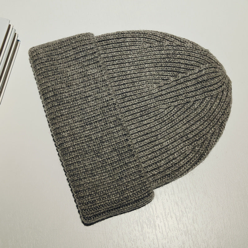 Wholesale Knitted Loose Thick Wool Hat