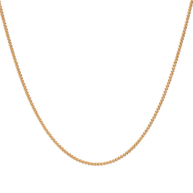 Wholesale 18K Gold Stainless Steel Plated with Gold Titanium Steel Necklaces