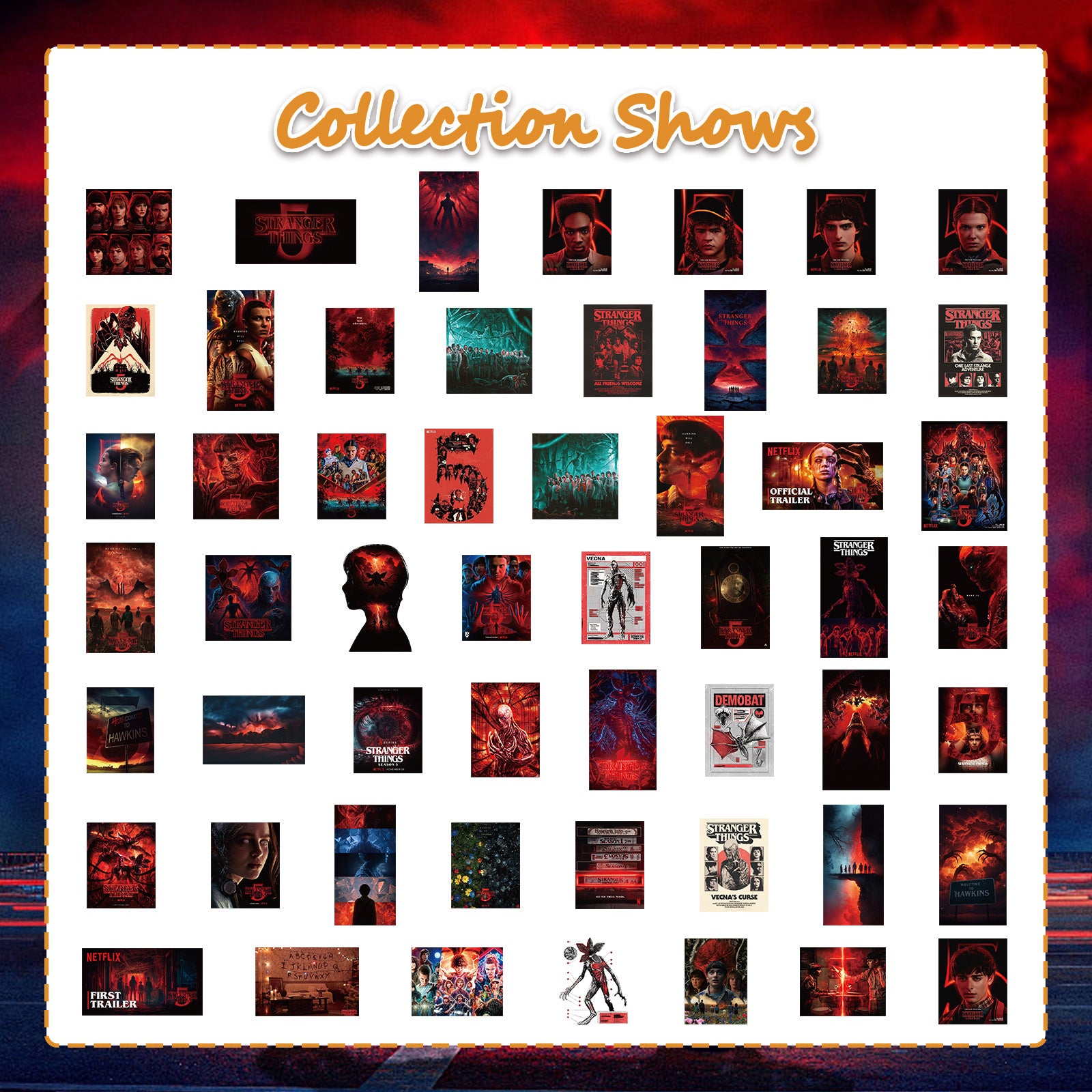 Wholesale 50pcs Drama  Graffiti Stickers