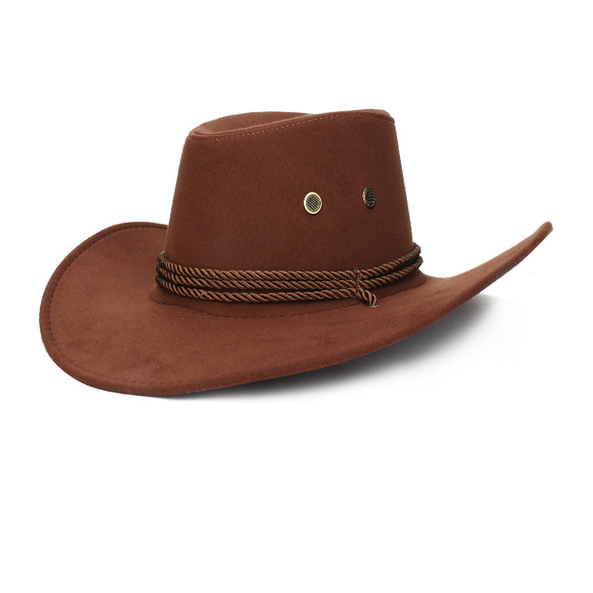 Wholesale Western Cowboy Hat Suede Knight Hat