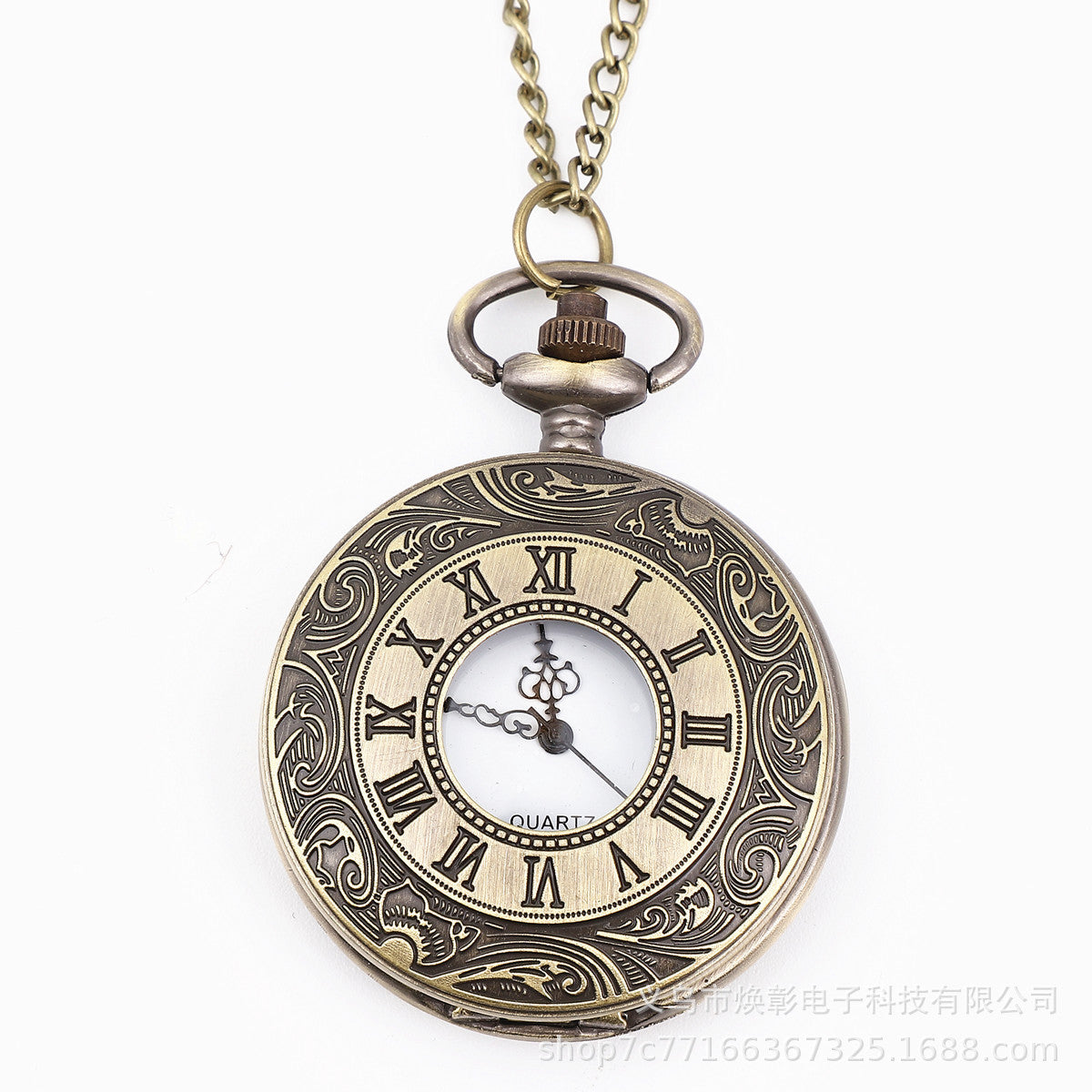 Wholesale Vintage carved hollow pocket watch