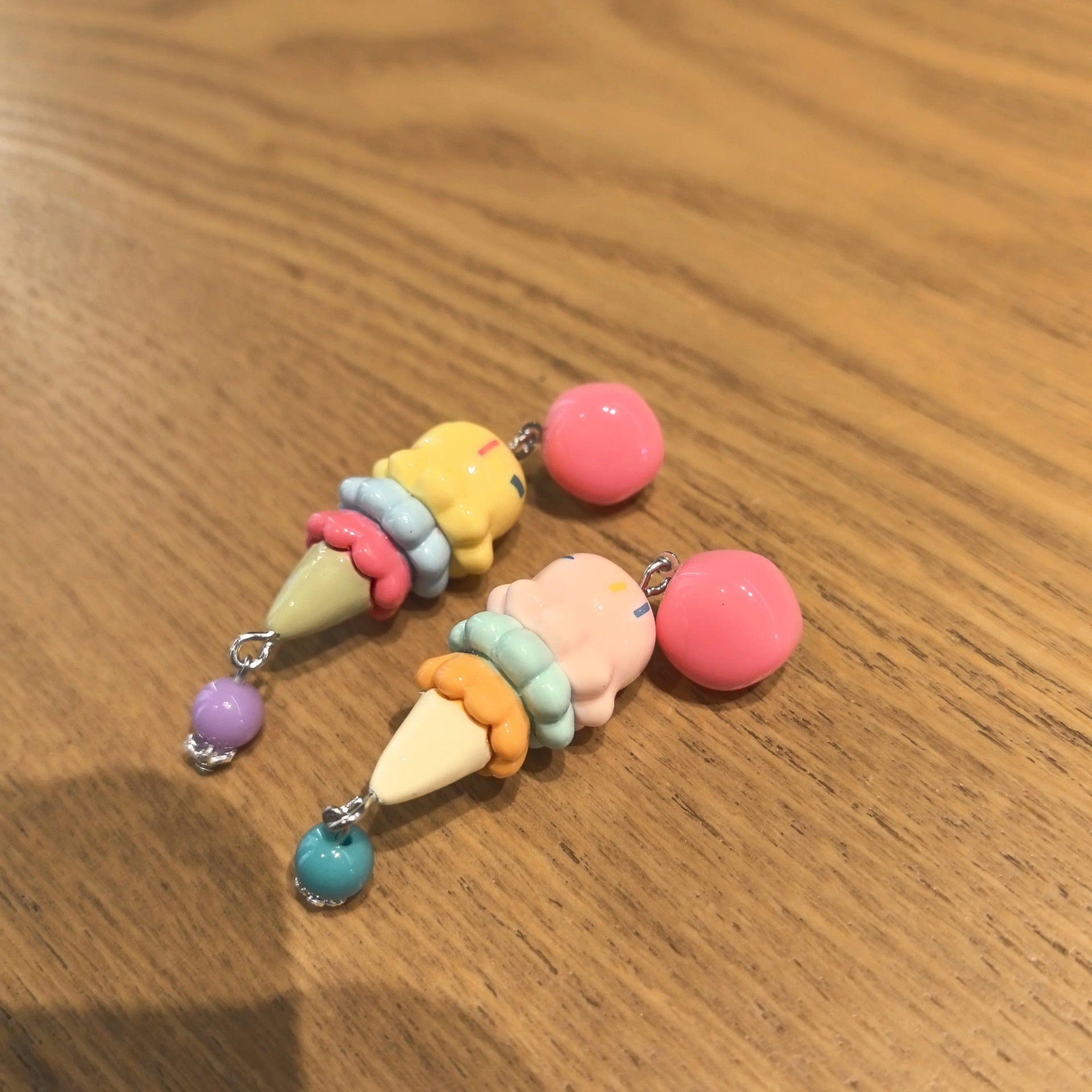 Wholesale Colorful Macaron 925 Silver Needle Earrings