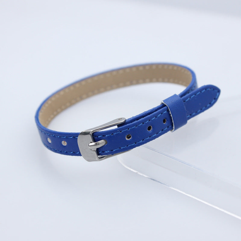 Wholesale  8mm imitation leather car line wrist strap
