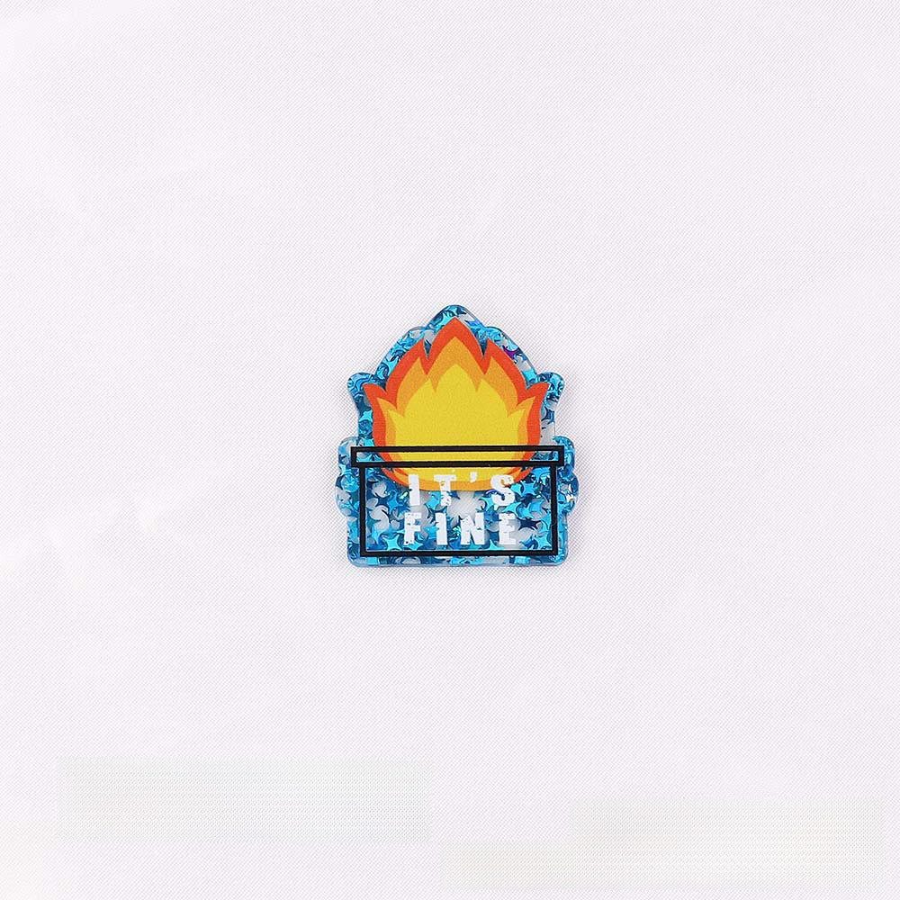 Wholesale 10pcs New loose powder cartoon organ medical letter bag jewelry acrylic cute DIY patch accessories