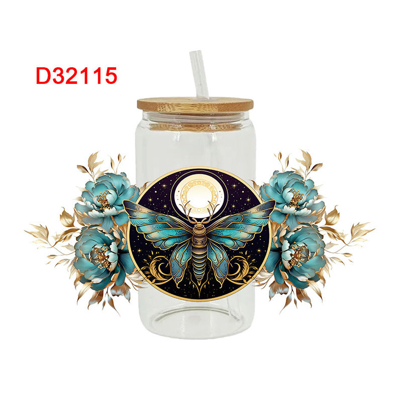 Wholesale Colorful cute animals 16oz Cup UV DTF Wraps