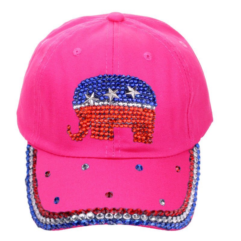 Wholesale Cotton Dot Diamond Baseball Cap