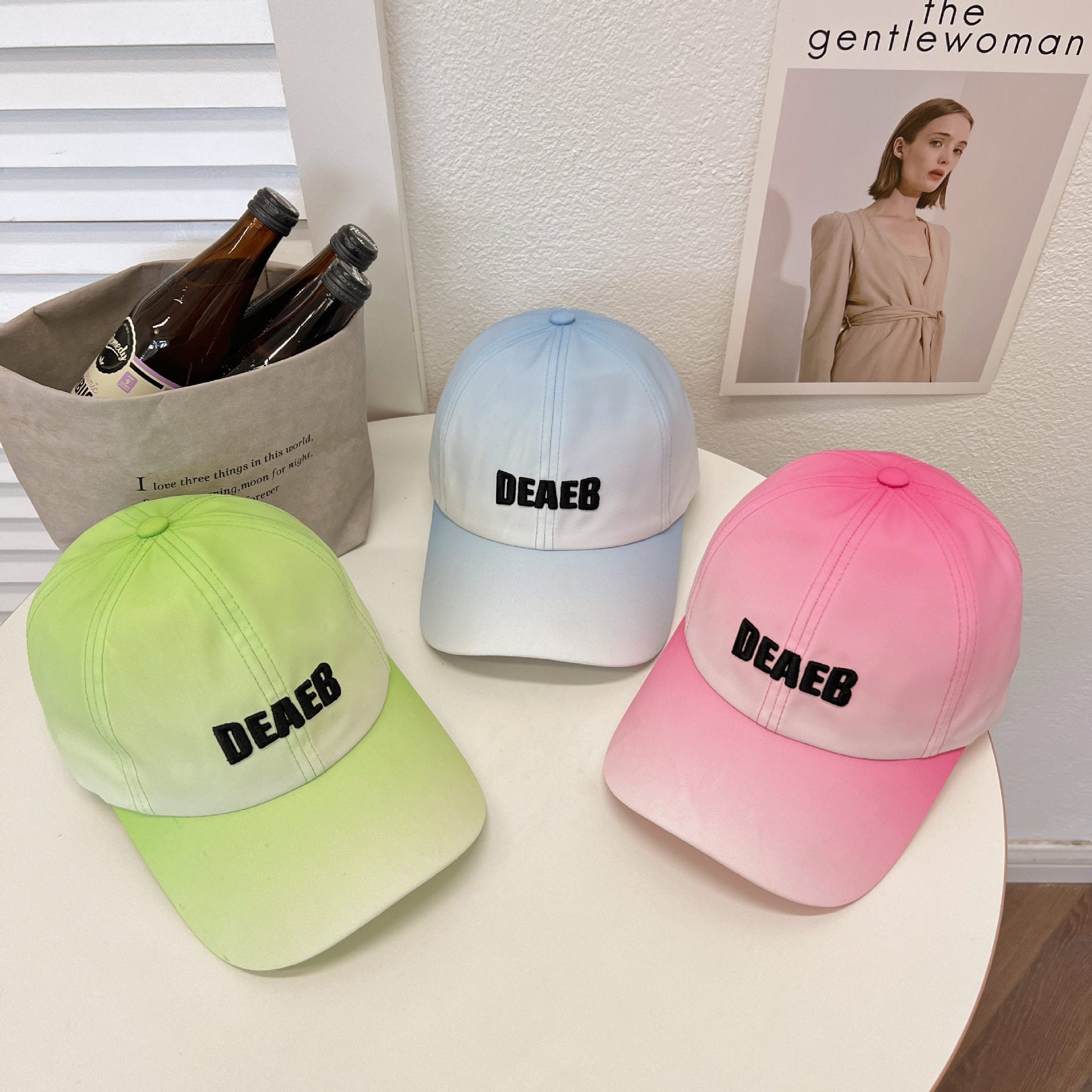Wholesale Three-dimensional Embroidered Letter Cotton Baseball Caps