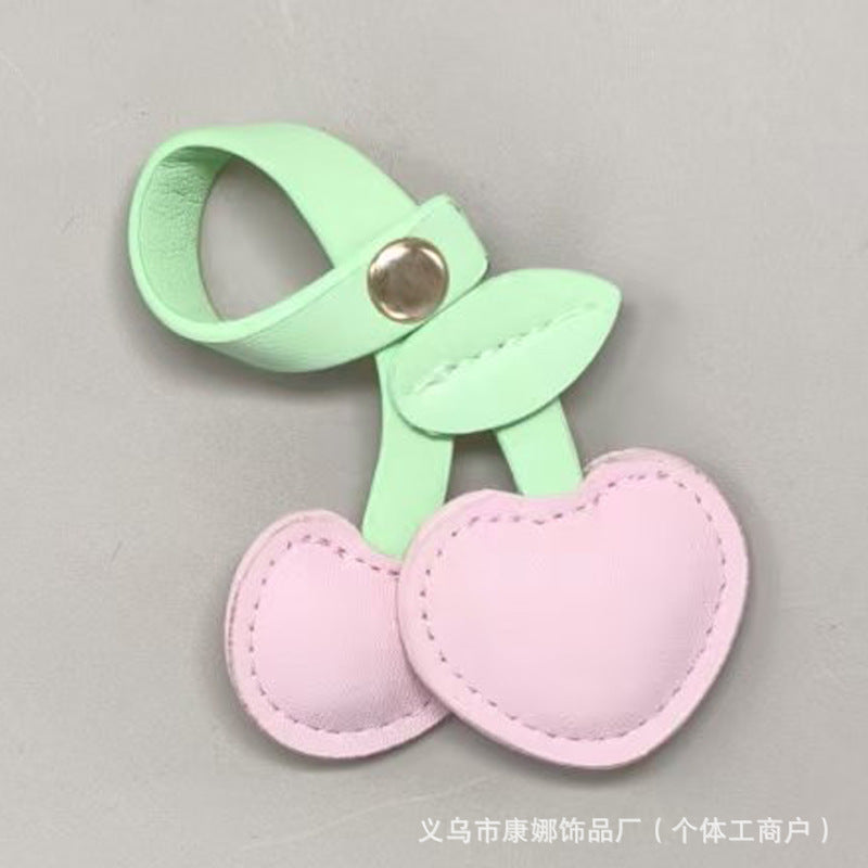 Leather cherry pendant cherry retro hanging ornaments