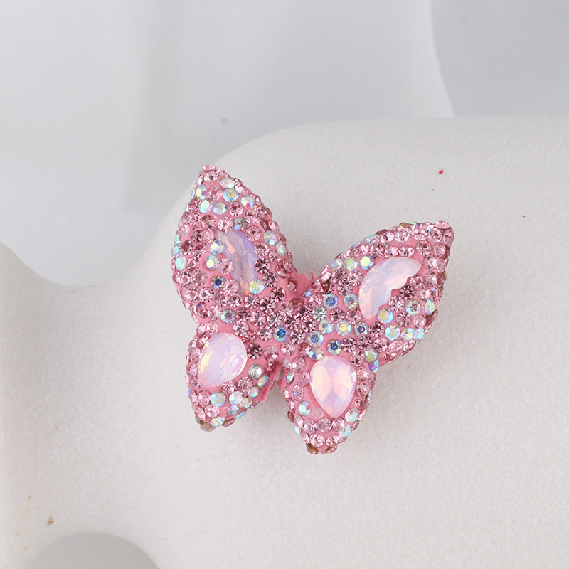 Wholesale DIY Colorful Butterfly Soft Clay Diamond Balls