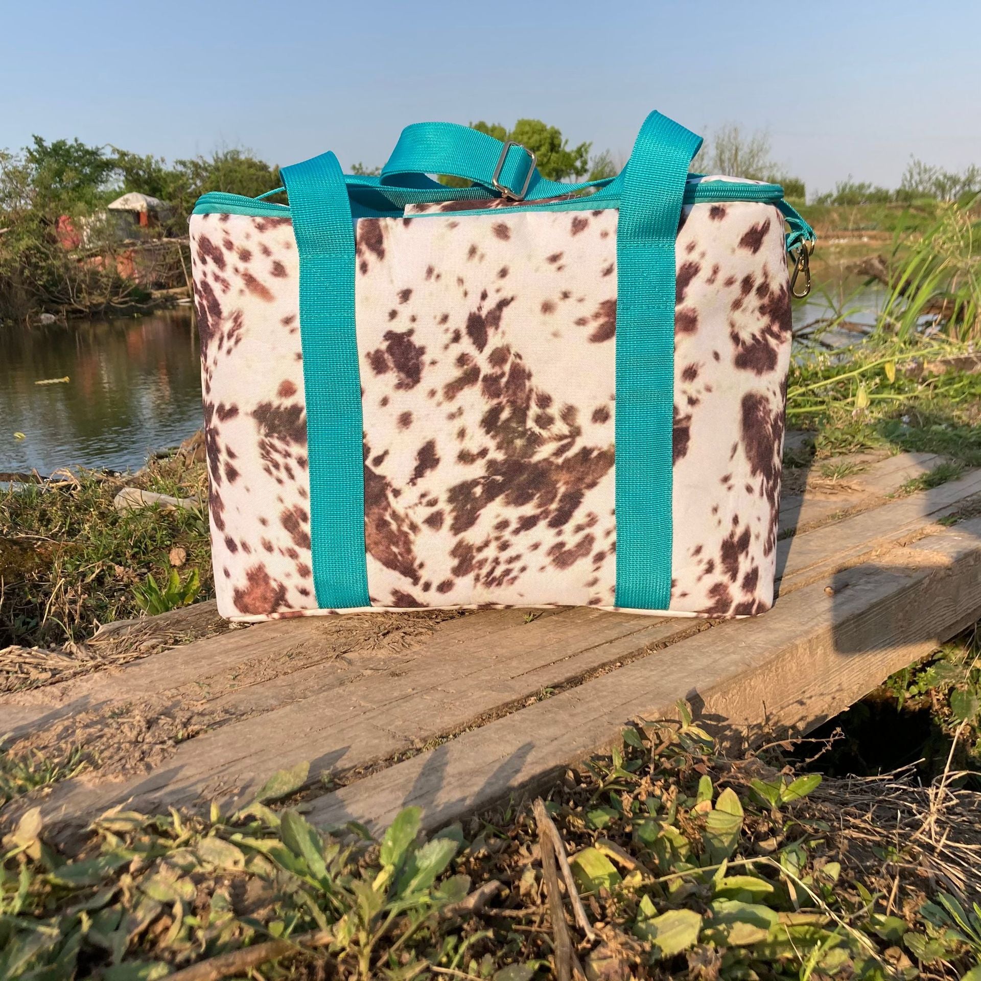 Wholesale Aztec Canvas Printed Shoulder Bag