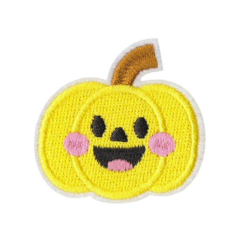 Wholesale Embroidered Pumpkin Patches  Iron On Appliques Set Of 9 For Towels DIY Home Decor