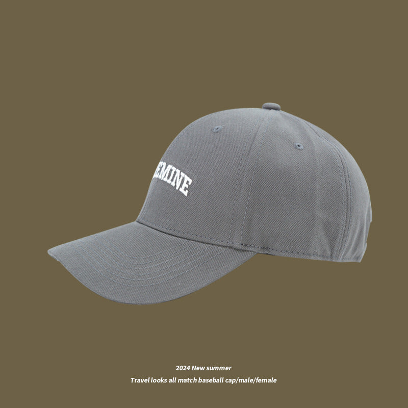 Wholesale Small hat for men and women with embroidered letters, baseball cap, casual sports, duck tongue sun hat