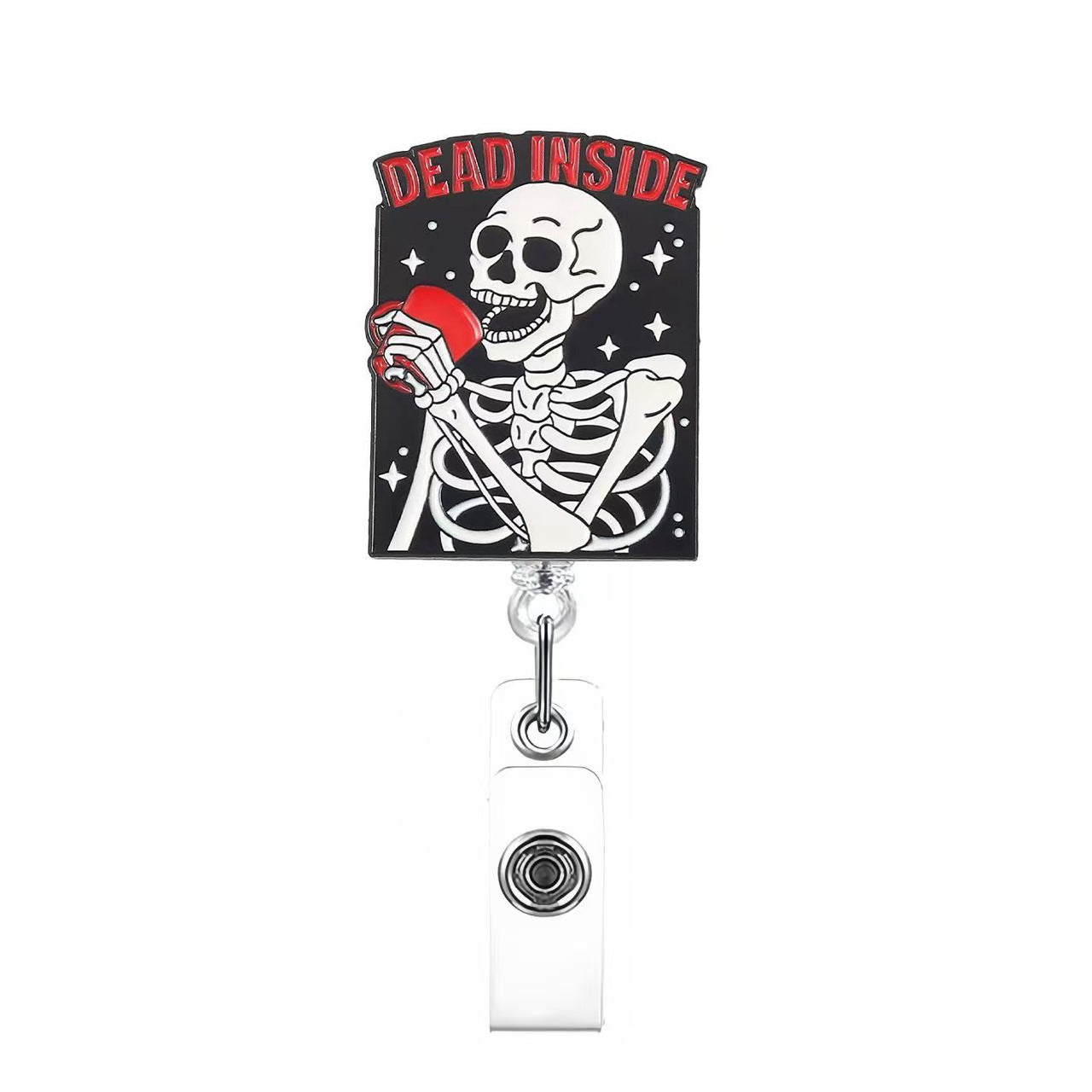 Wholesale Pumpkin Halloween Skeleton Badge Reels