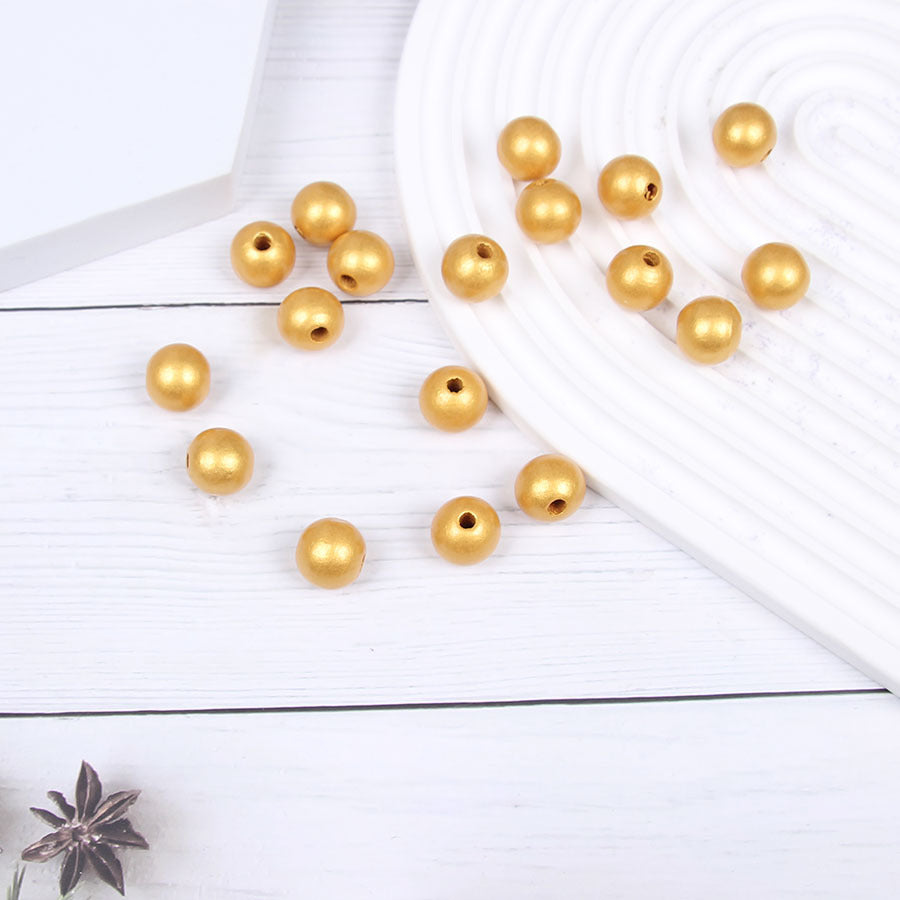 Wholesale 20pcs 16mm Leopard Pattern Wooden Bead Set