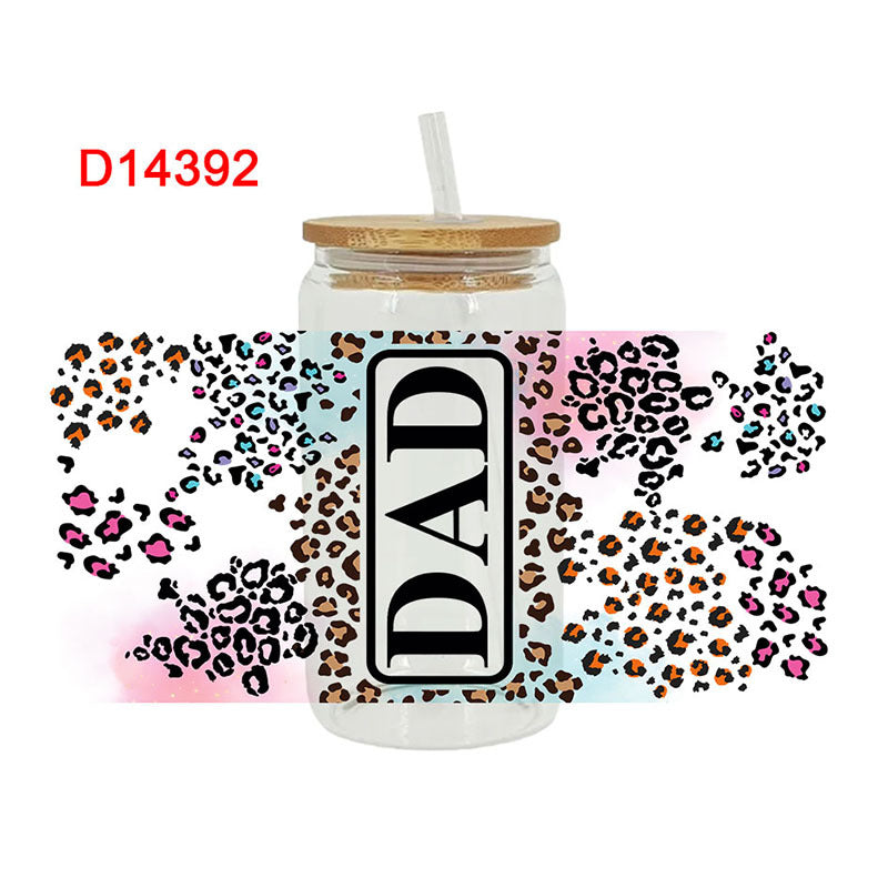 Wholesale  Father's Day Series 16oz Cup UV DTF Wraps