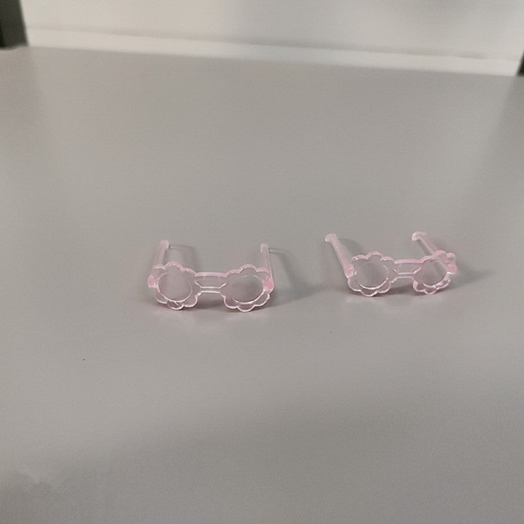 Wholesale 20pcs Barbie Doll Toy Accessories Glasses 30cm Princess Doll Crystal Clear Glasses