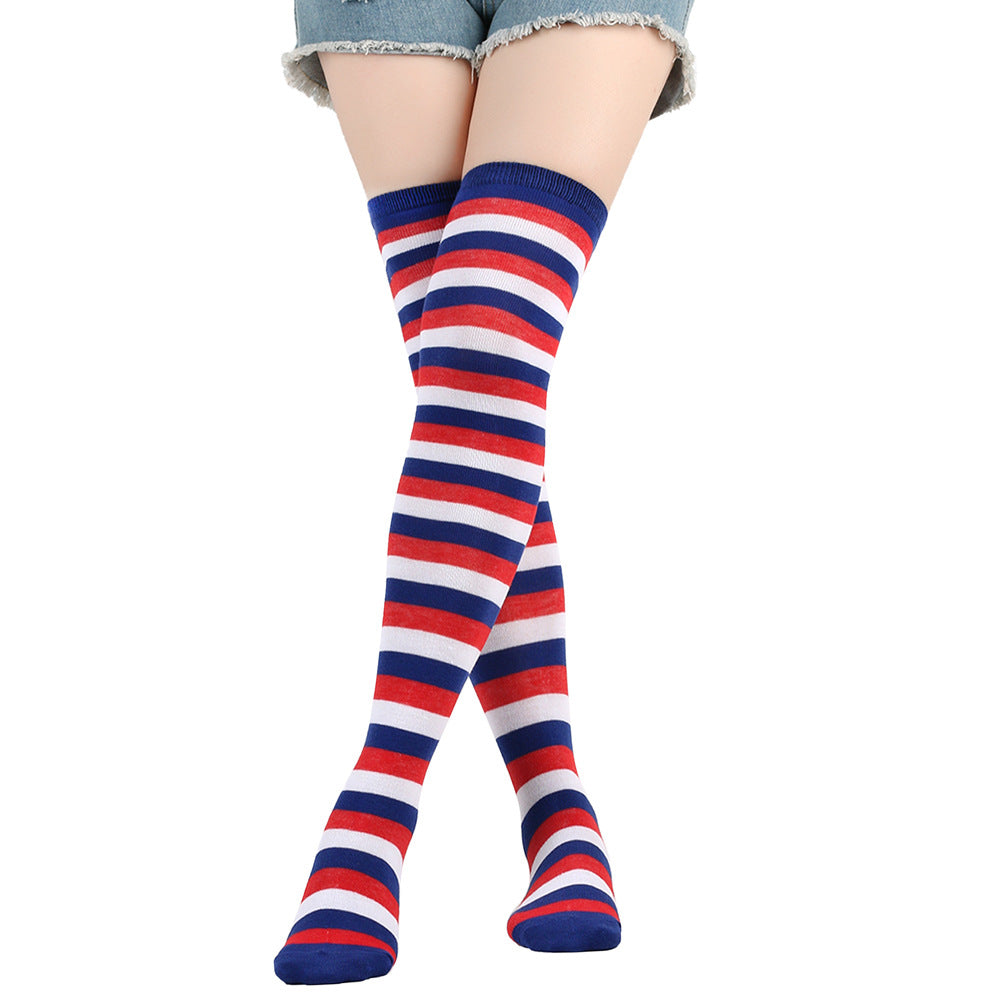 Wholesale Christmas Halloween Striped Stockings