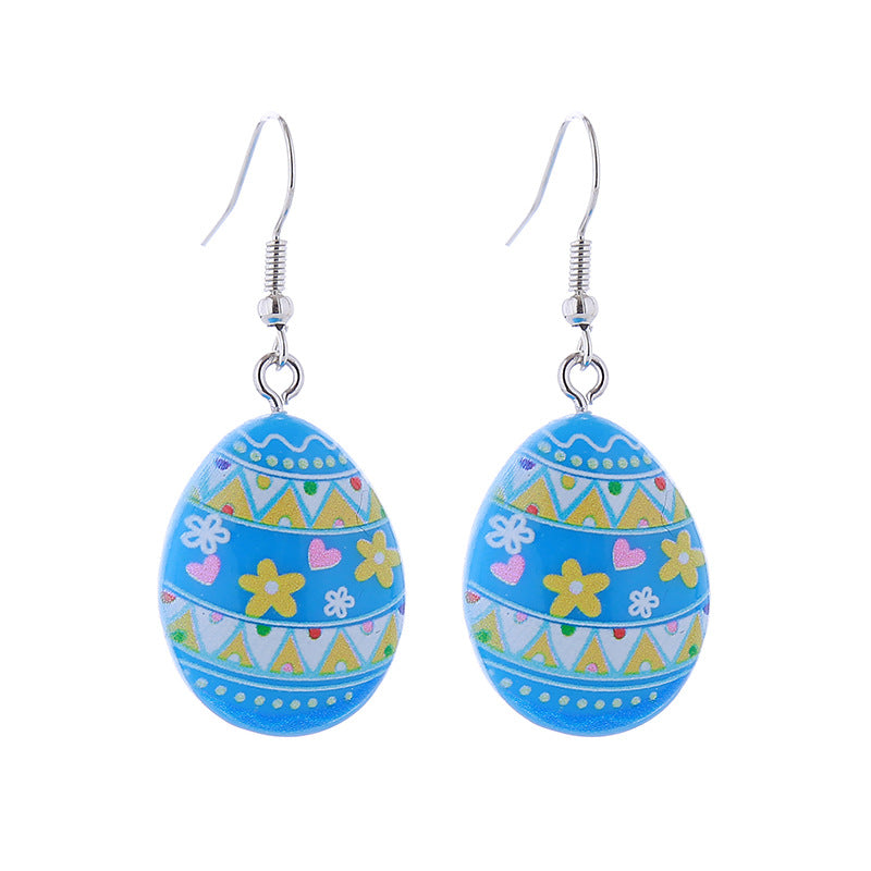 Wholesale Easter Cartoon Rabbits, Carrots, Easter Eggs, Chicks, Plastic Earrings