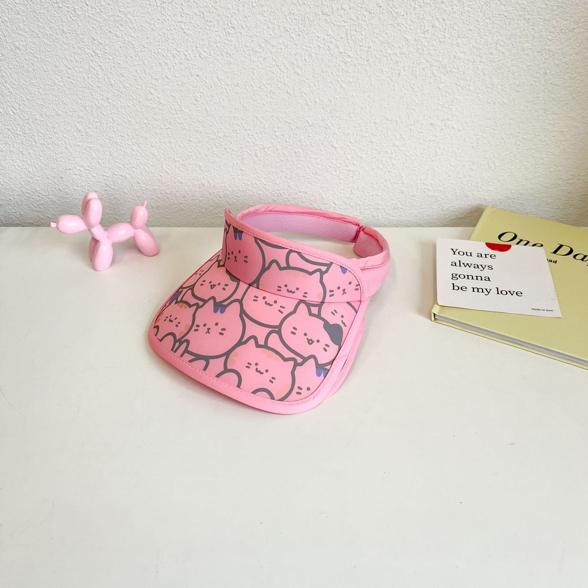 Cartoon de algodón para niños de verano al por mayor Big Brim Sunshade Top de copa vacía