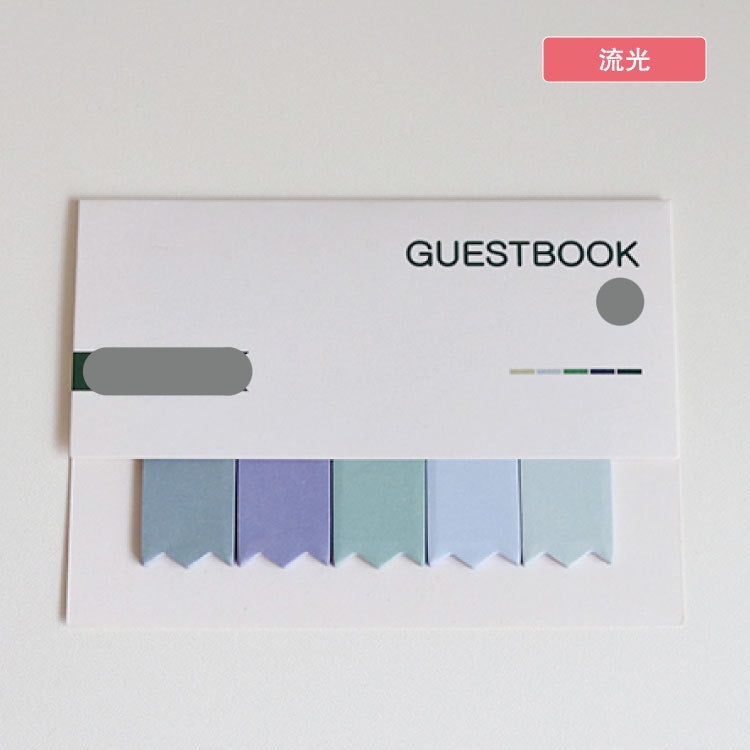 Wholesale Creative gradient message note N times sticky note note note paper simple portable student stationery