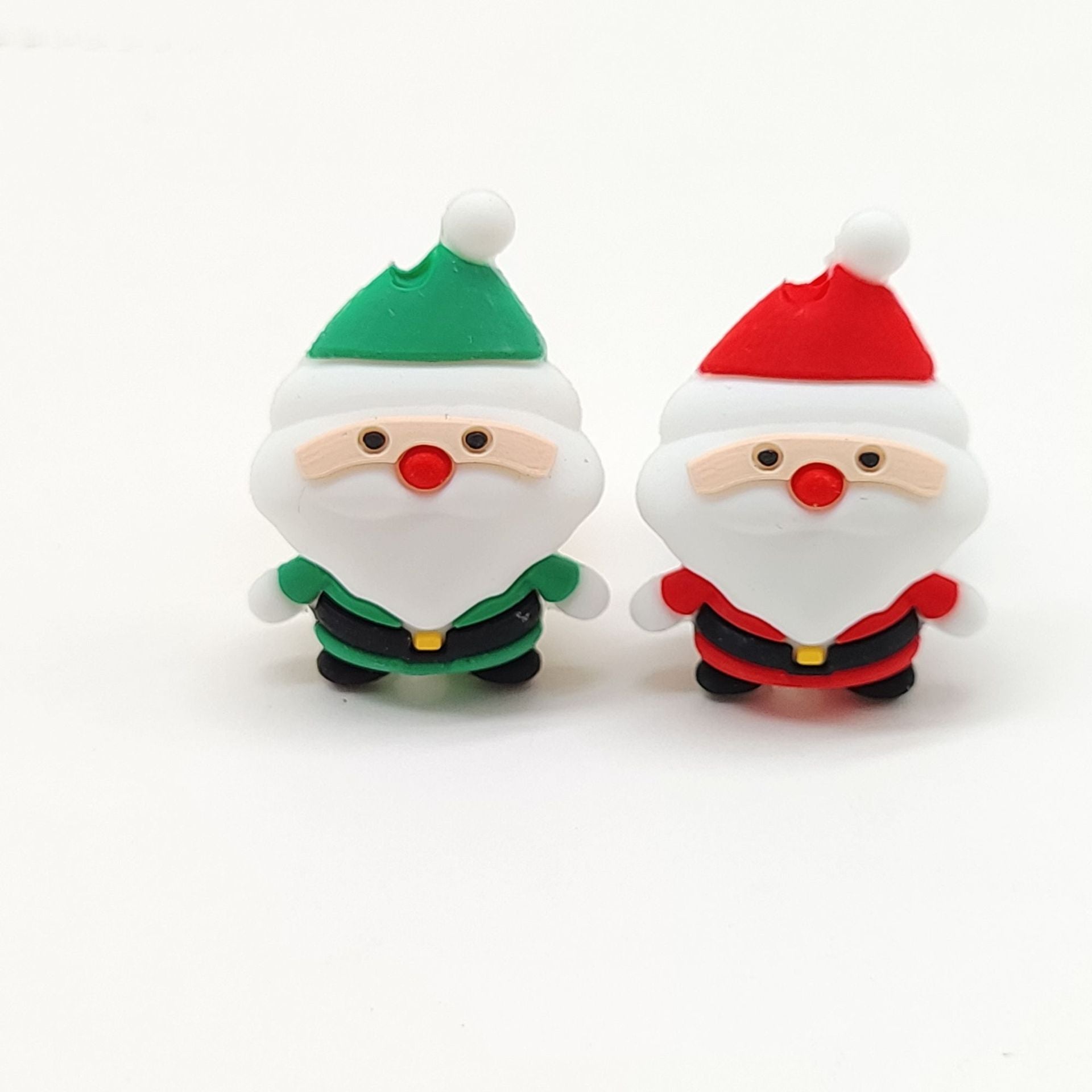 Wholesale 20pcs Christmas cartoon silicone bead string  Focal Beads