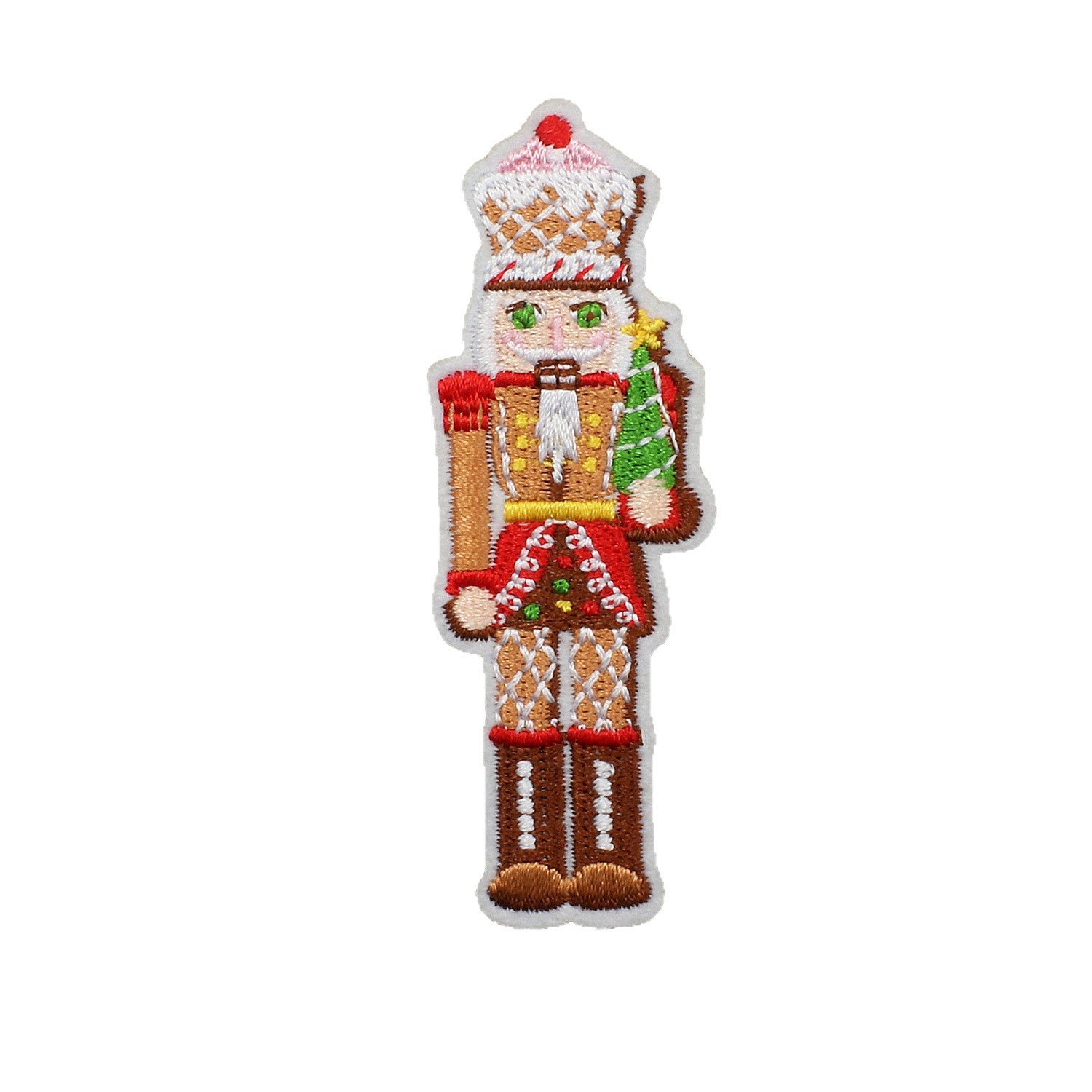 Wholesale Chic Polyester Embroidered Iron On Nutcracker Patch For Clothing Bags DIY Craft Accessory OLY Exclusive
