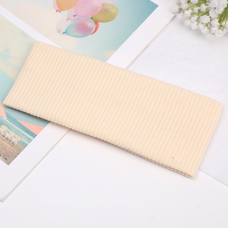 Wholesale Wide Cross Knot Solid Knit Headband