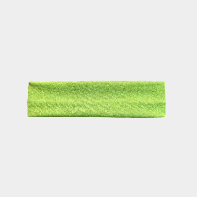 Wholesale popular solid color high elastic headband yoga sports hair band hair accessories sweat-absorbent headscarf headdress wide edge headband