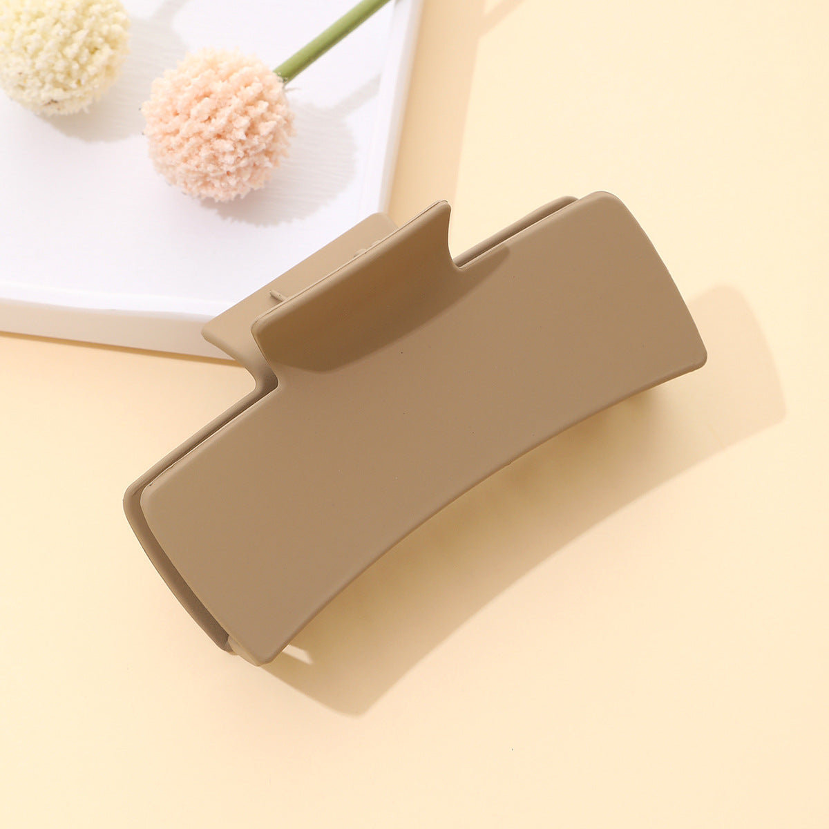 Wholesale Solid Square Hairpin Solid Color Grab Clip