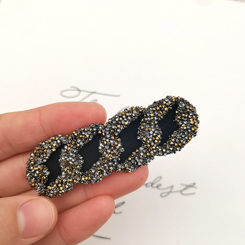 Wholesale Simple Rhinestone Hair Clips
