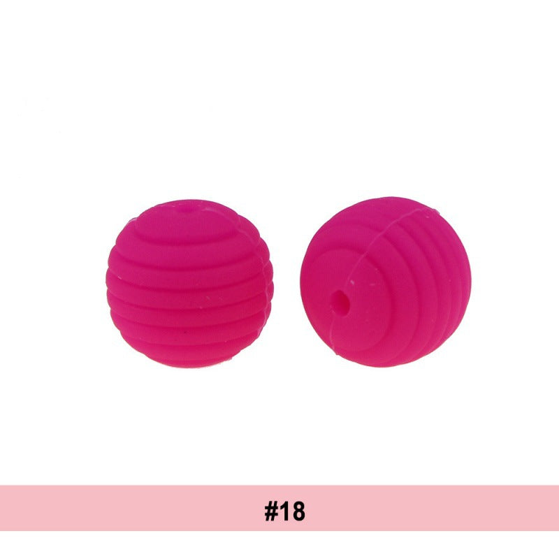 Wholesale 100pcs Colorful Threaded Beads