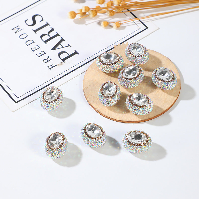 Wholesale Western Princess Diamond Ball Egg Shape Nepal Beads