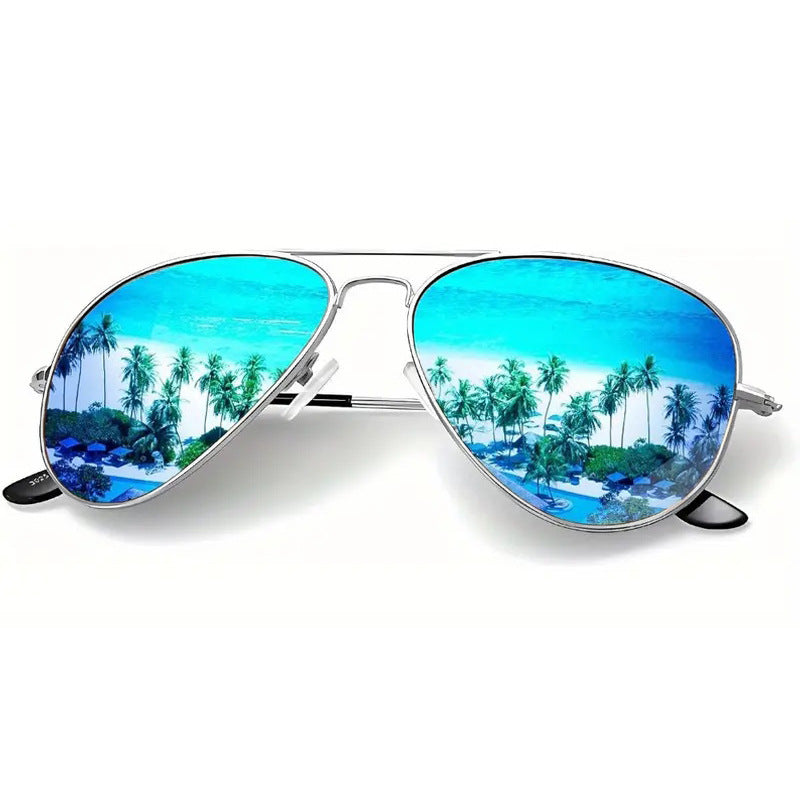 Wholesale Colorful coating retro sunglasses